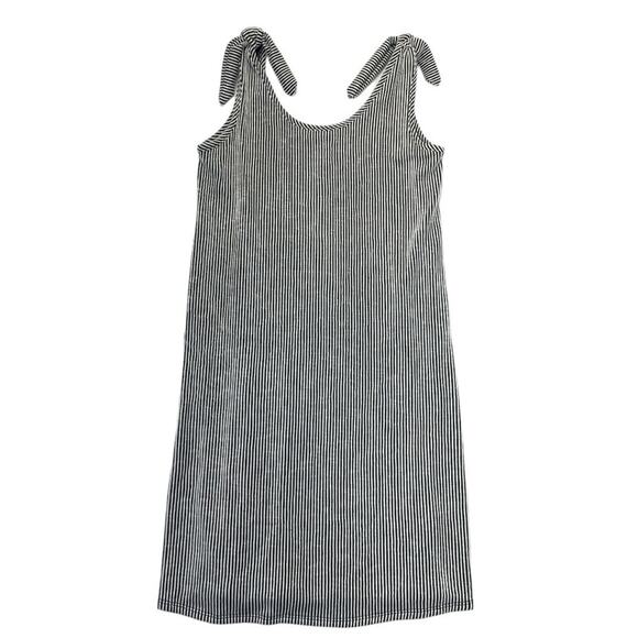 Wandering Dreams Striped Dress Size Medium black white vertical stripes mini - Picture 5 of 8